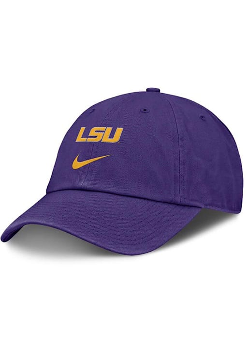 Nike LSU Tigers PURPLE NIKE CLUB PRIMETIME UNSTRUCTURED ADJUSTABLE