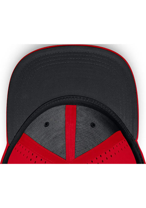 Nike Ohio State Buckeyes Mens Red NIKE DRI-FIT CLUB GAMEDAY STR AEROBILL SWOOSHFLEX CAP Flex Hat