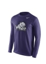 Nike TCU Horned Frogs Purple Logo Tee Tee