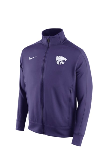 Mens K-State Wildcats Purple Nike Stadium Classic Long Sleeve Track Jacket