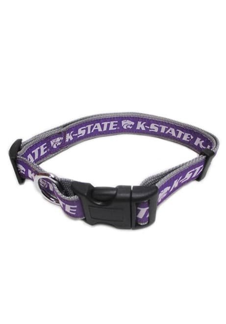 Purple K-State Wildcats Adjustable Pet Collar