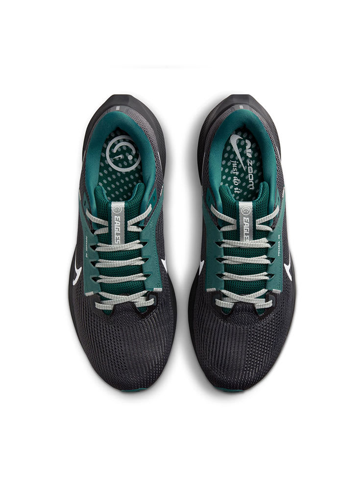 Philadelphia Eagles GREEN Nike Zoom Pegasus 40 Mens Shoes