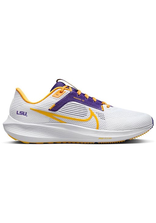 LSU Tigers PURPLE Nike Zoom Pegasus 40 Mens Shoes 12520426