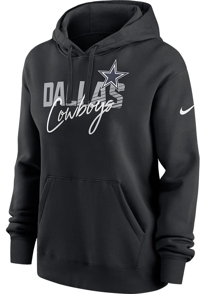 Nike Dallas Cowboys Womens Team Slant Hoodie BLACK