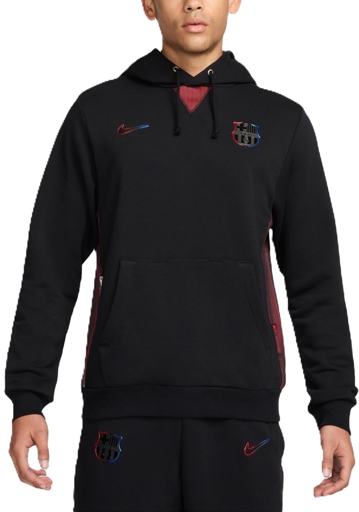 Nike FC Barcelona Mens BLACK Express Hoodie - 125500612