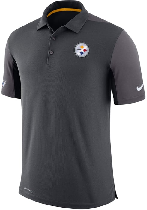 Nike Steelers Team Issue Short Sleeve Polo