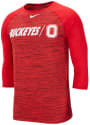 Ohio State Buckeyes Nike Baseball Performance T-Shirt - Red