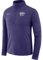 K-State Wildcats Nike Core Performance 1/4 Zip Pullover - Purple