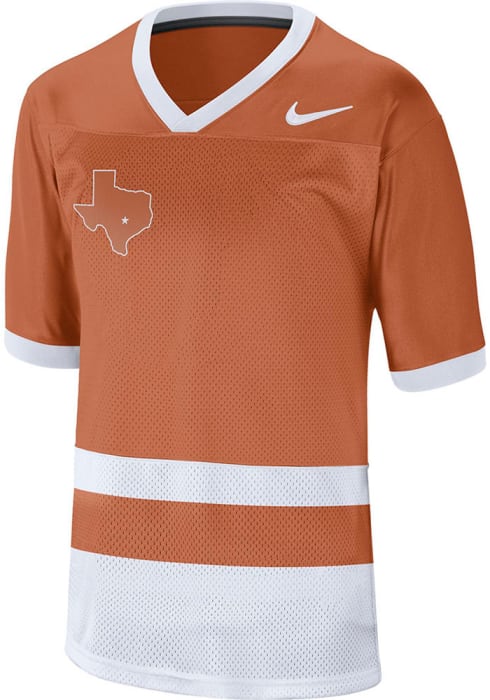 Texas Longhorns Nike Vintage Throwback Jersey - Burnt Orange