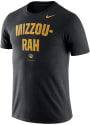 Missouri Tigers Nike Phrase T Shirt - Black