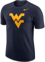 West Virginia Mountaineers Nike Logo T Shirt - Navy Blue