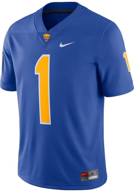 Mens Pitt Panthers Blue Nike Game Home Football Jersey