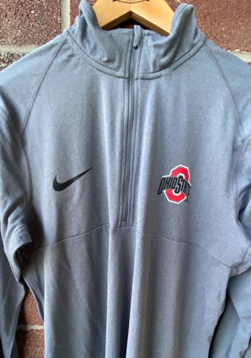 Nike Ohio State Buckeyes Core Performance Pullover - Grey