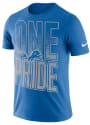 Detroit Lions Nike Local Verb T Shirt - Blue