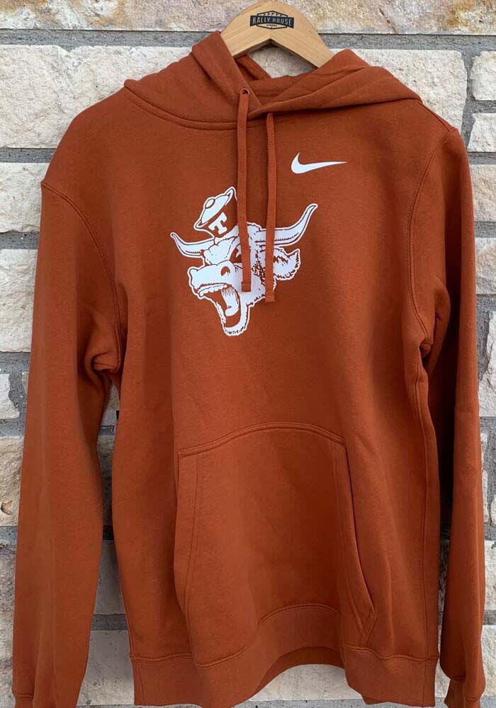 Nike Texas Longhorns Mens Vault Hoodie - BURNTORANGE
