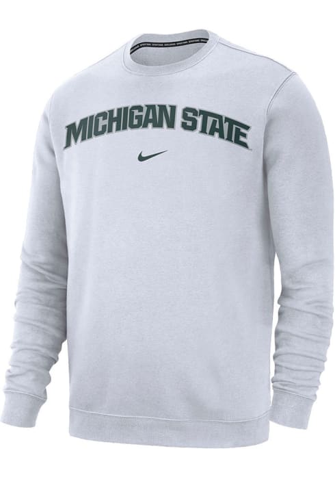 Nike Michigan State Spartans Club Sweatshirt - White