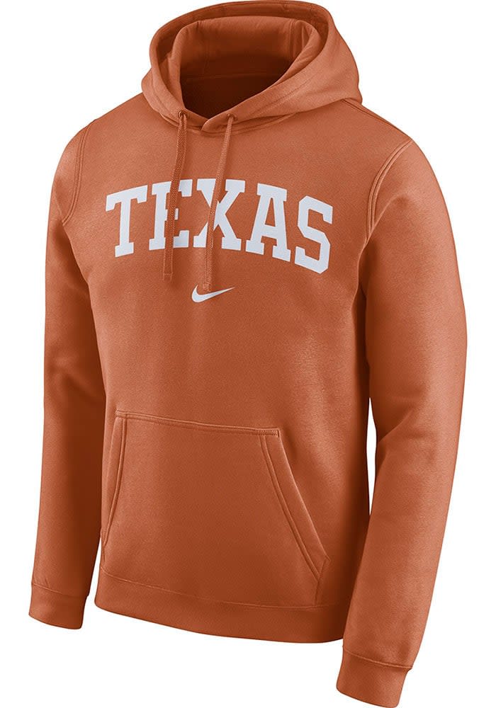 Nike burnt orange top hoodie