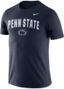 Penn State Nittany Lions Nike Snow Wash T Shirt - Navy Blue
