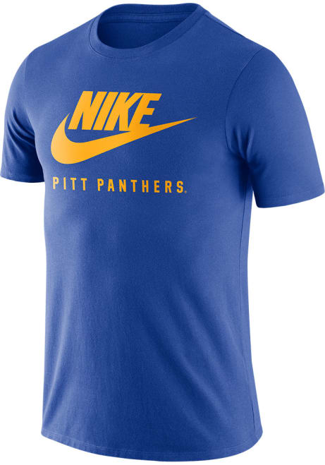 Pitt Panthers Blue Nike Futura Short Sleeve T Shirt