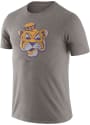 LSU Tigers Nike Triblend Old School Fashion T Shirt - Grey