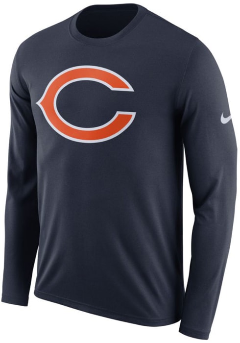 Nike Bears Primary Logo Long Sleeve T Shirt