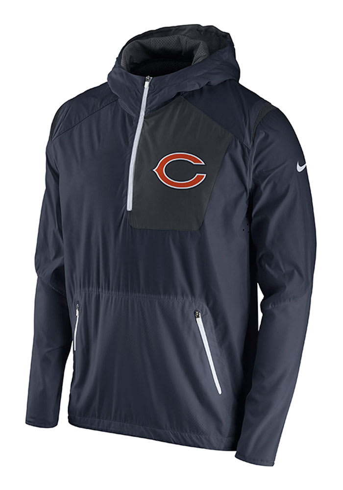 Nike Chicago Bears Mens Green Vapor Speed Fly Rush Light Weight Jacket