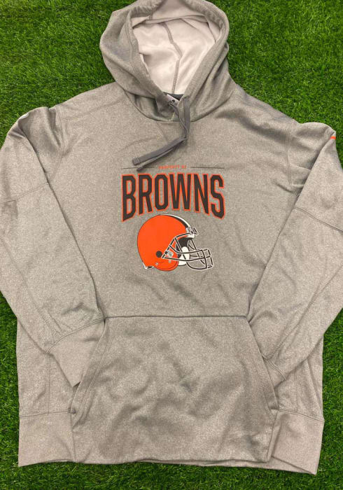 Cleveland Browns Nike Grey Therma MDS Hood