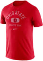 Ohio State Buckeyes Nike Old School Arch Fashion T Shirt - Red