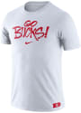 Ohio State Buckeyes Nike Brush Phrase T Shirt - White