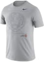 LSU Tigers Nike Sideline Team Issue T Shirt - Grey