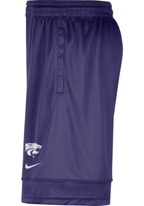 Mens K-State Wildcats Purple Nike Fast Break Shorts