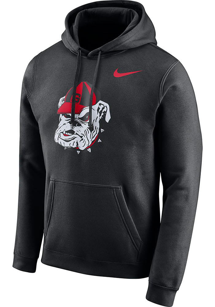 Nike good Georgia Bulldogs Men's Center Swoosh Hoodie Logo Embroidered Authentic XXL