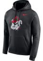 Georgia Bulldogs Nike Club Fleece Vault Hooded Sweatshirt - Black