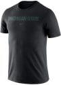 Michigan State Spartans Nike Essential Wordmark T Shirt - Black