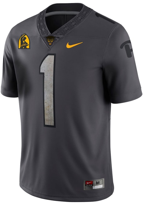 Mens Pitt Panthers Charcoal Nike Alternate Football Jersey