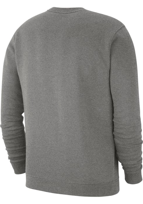 Nike West Virginia Mountaineers Club Fleece Sweatshirt - Grey