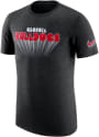 Georgia Bulldogs Nike College Triblend Fashion T Shirt - Black
