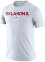 Oklahoma Sooners Nike Essential Wordmark T Shirt - White