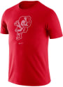 Ohio State Buckeyes Nike Triblend Old School Logo Fashion T Shirt - Red