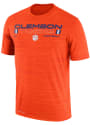 Clemson Tigers Nike Velocity Legend Football T Shirt - Orange