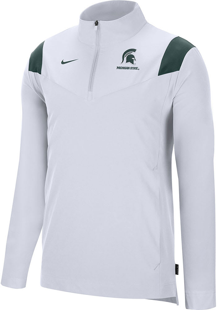 Nike Mens WHITE Michigan State Spartans Coach Nike Mens WHITE Michigan State Spartans Coach