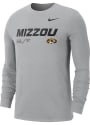 Missouri Tigers Nike Team Issue T Shirt - Grey