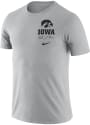Iowa Hawkeyes Nike Team Issue T Shirt - Grey