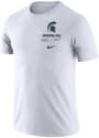 Michigan State Spartans Nike Team Issue T Shirt - White