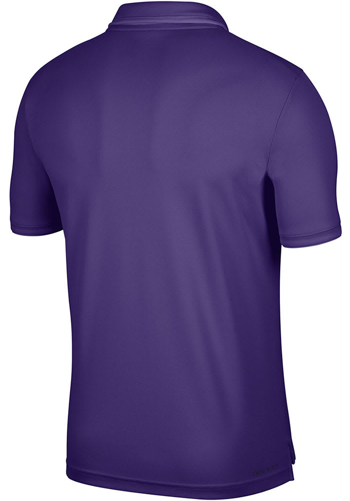 Nike LSU Tigers Mens Collegiate DriFIT Alternate PURPLE Short Sleeve Polo