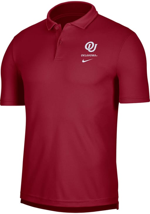 Nike Sooners Collegiate DriFIT Alternate Crimson Short Sleeve Polo