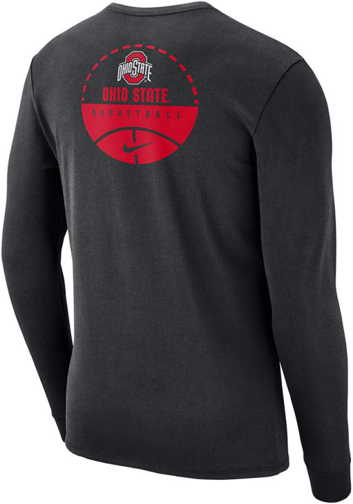 Nike Ohio State Buckeyes Black Court Long Sleeve T-Shirt