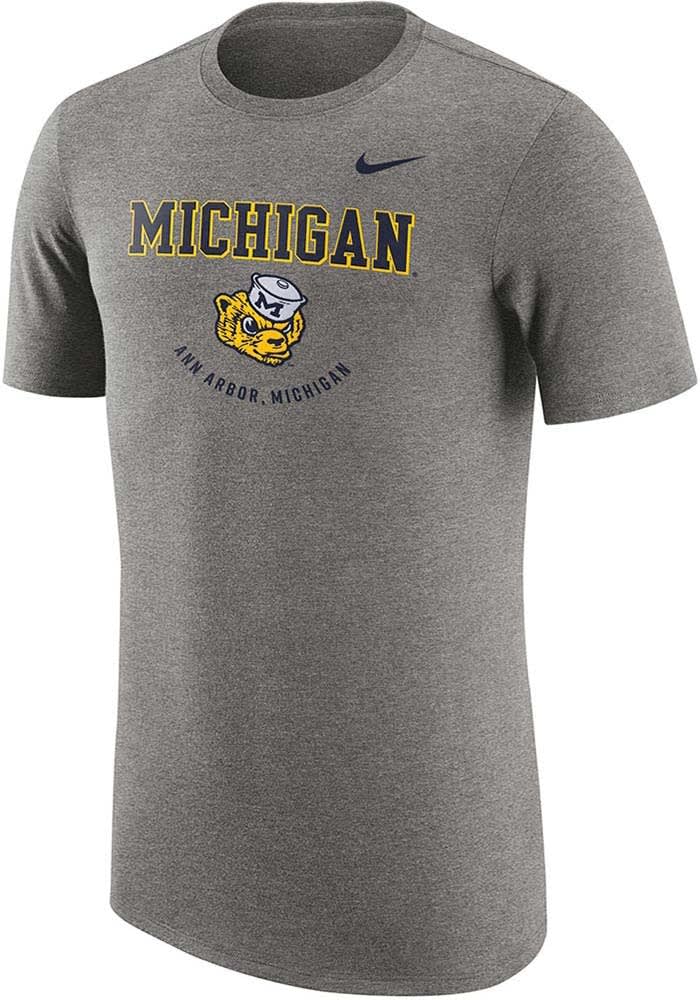 michigan dri fit t shirt