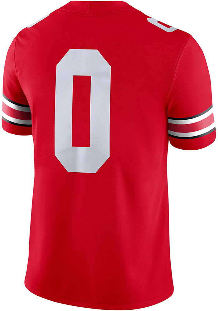 Nike Mens Red Ohio State Buckeyes Home Game Designed Jersey