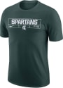 Michigan State Spartans Nike Stadium T Shirt - Green